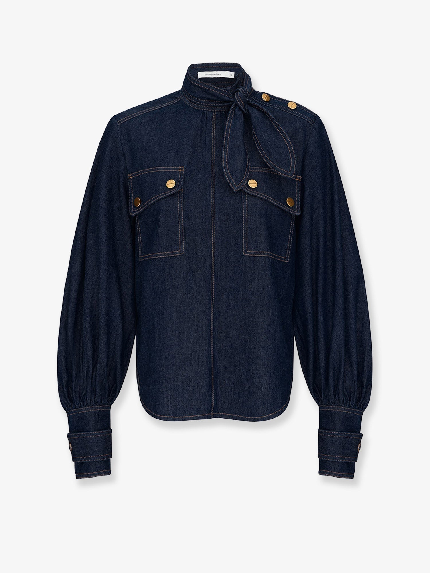 Zimmermann Women Cargo Denim Shirt