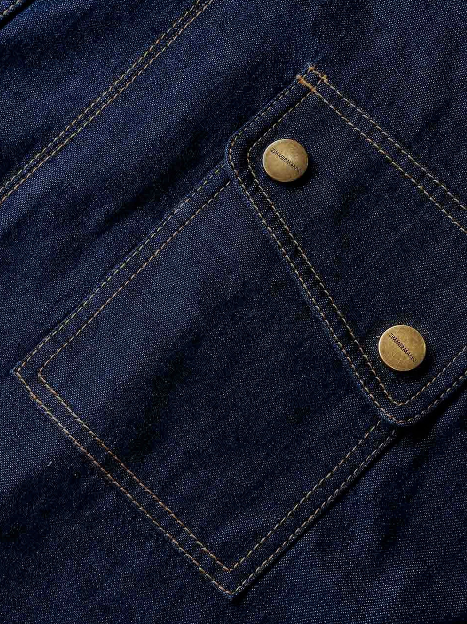 Zimmermann Women Cargo Denim Shirt