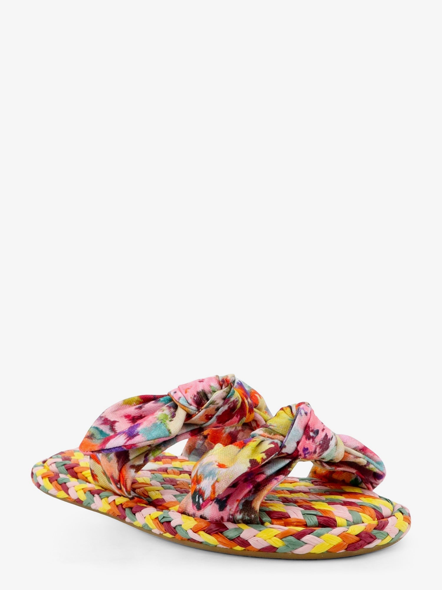 Zimmermann Women Multicolored Raffia Carousel Sandals