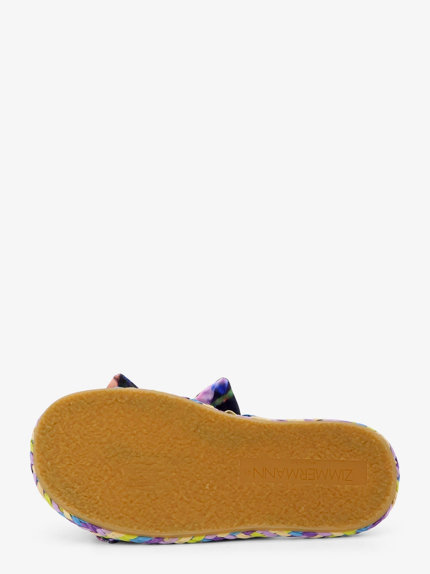 Zimmermann Women Carousel Multicolored Raffia Sandals