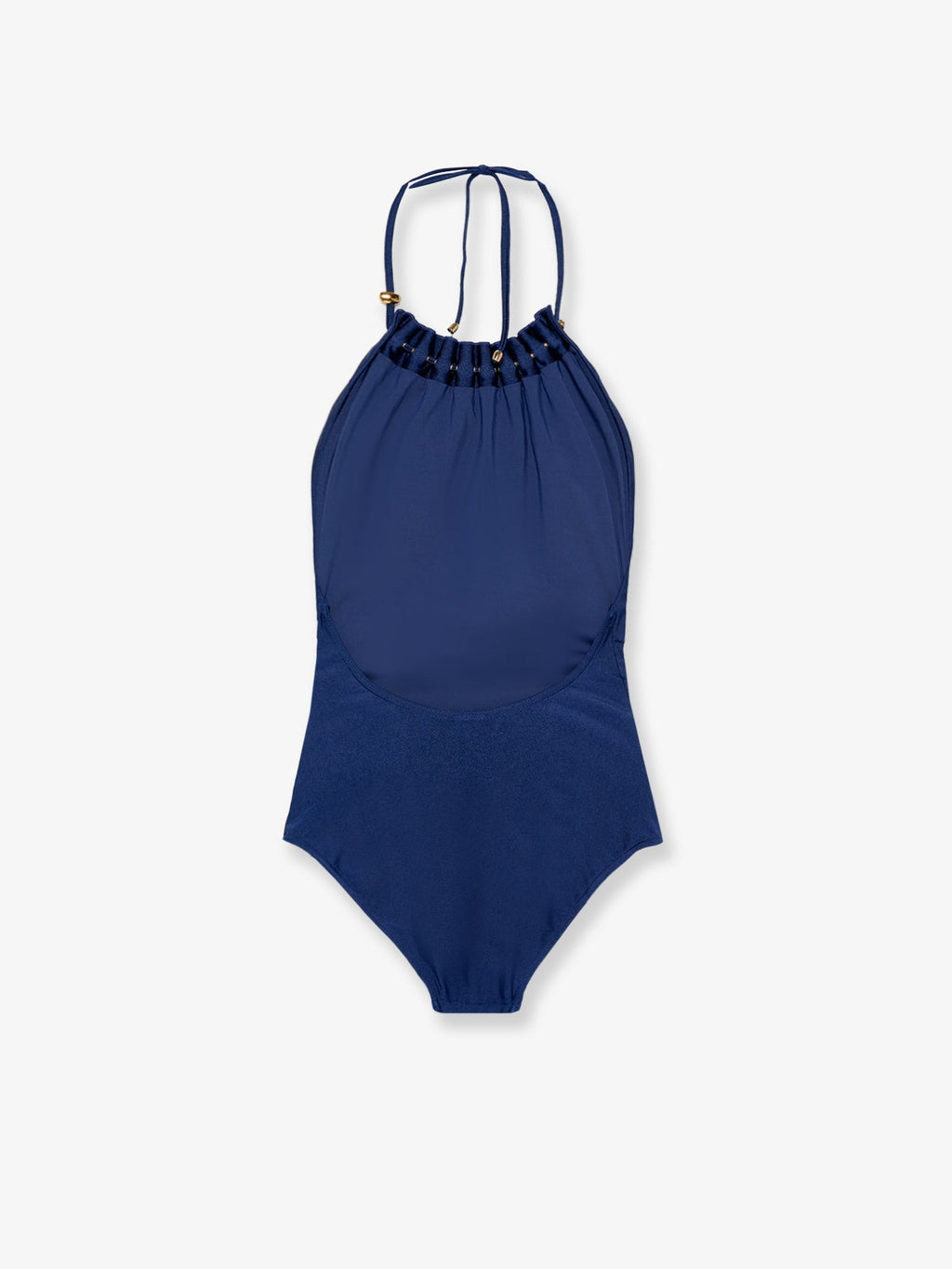 Zimmermann Women Aster One-Piece Swimsuit In Shiny Nylon With Bead Detail