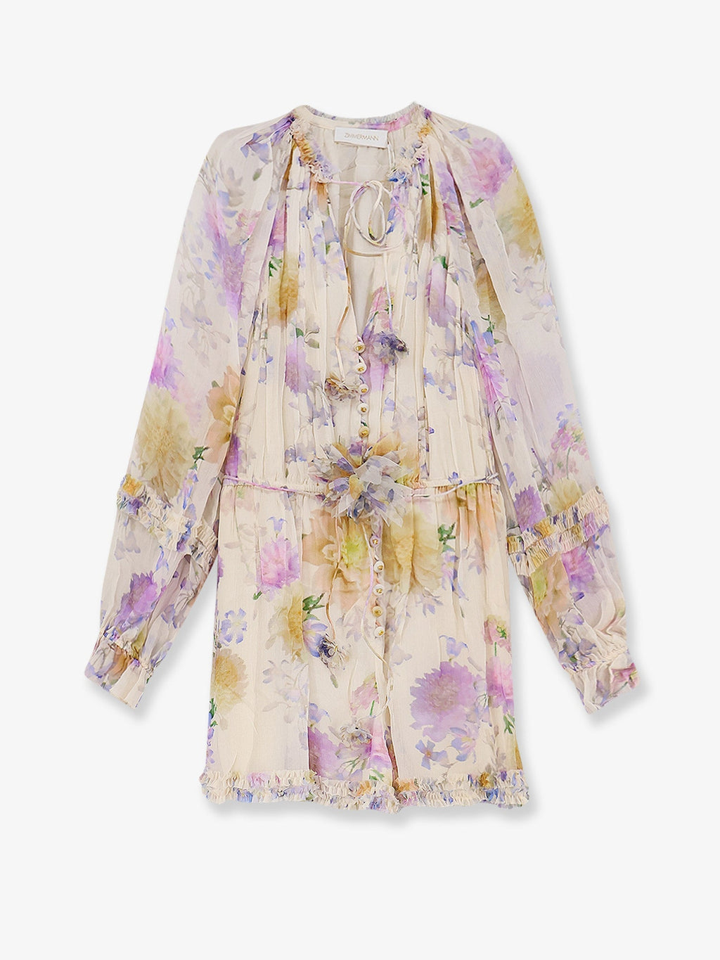 Zimmermann Women Luna Multicolor Viscose Jumpsuit
