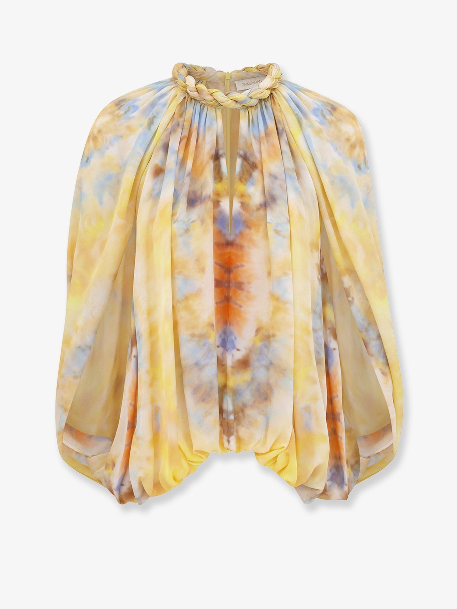 Zimmermann Women Alchemy Twist Billow Silk Top