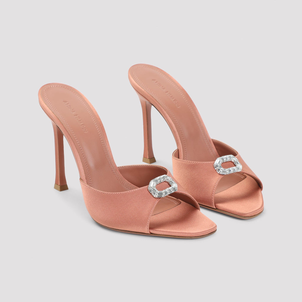 Amina Muaddi Mini Camelia Slipper Women