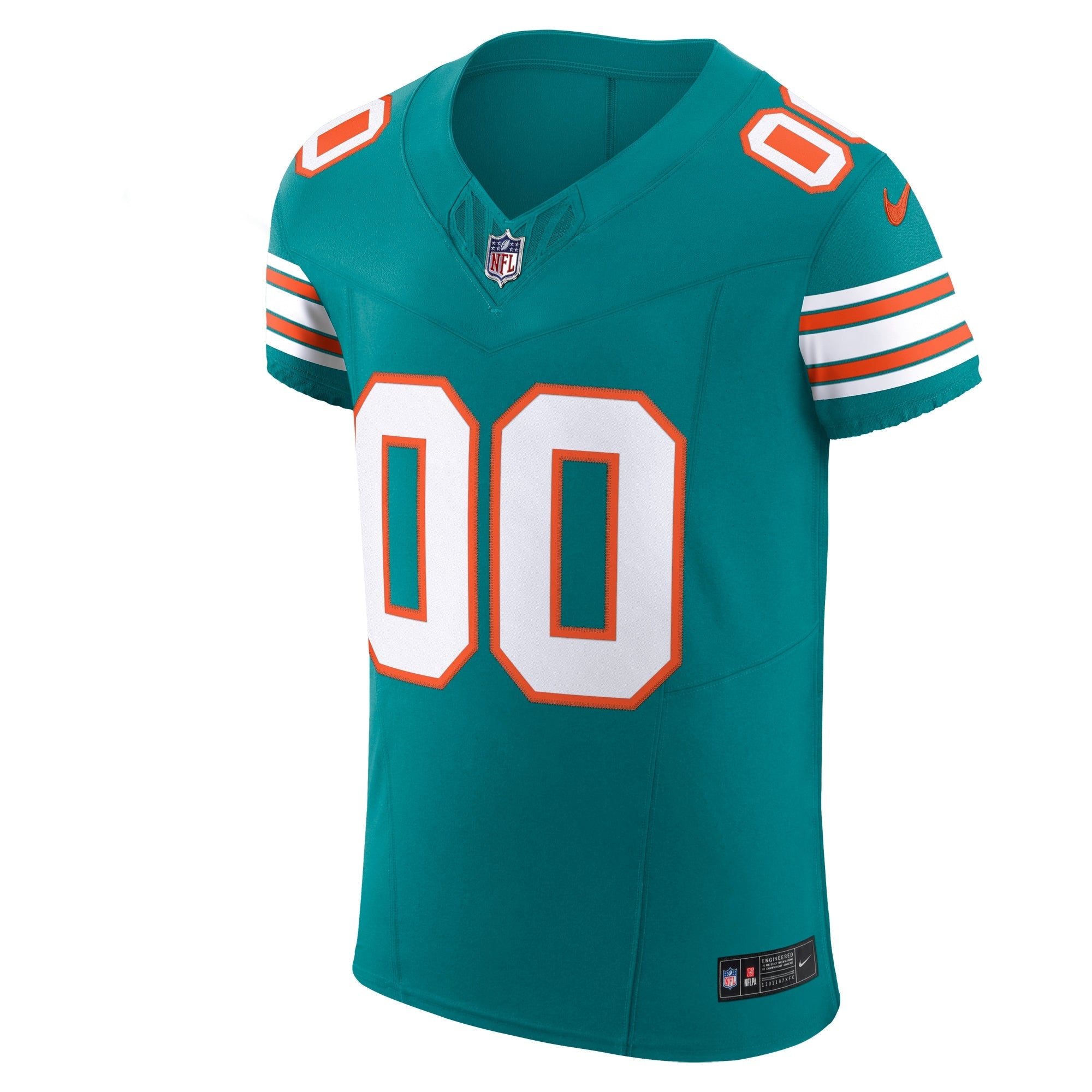 Miami Dolphins Aqua Alternate Vapor F.U.S.E. Elite Custom Jersey