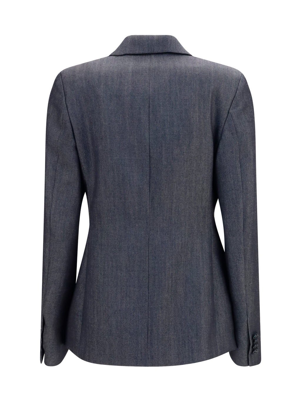 Balenciaga Women Double-Breasted Wool Blazer