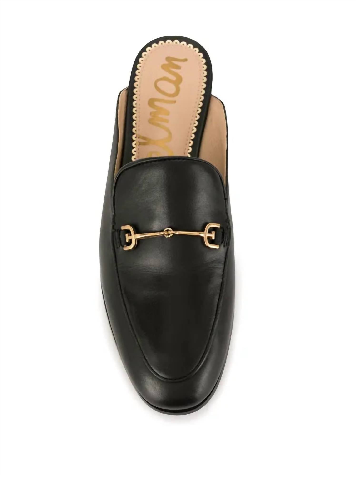 Women's Linnie Bit Mule In Black Leather