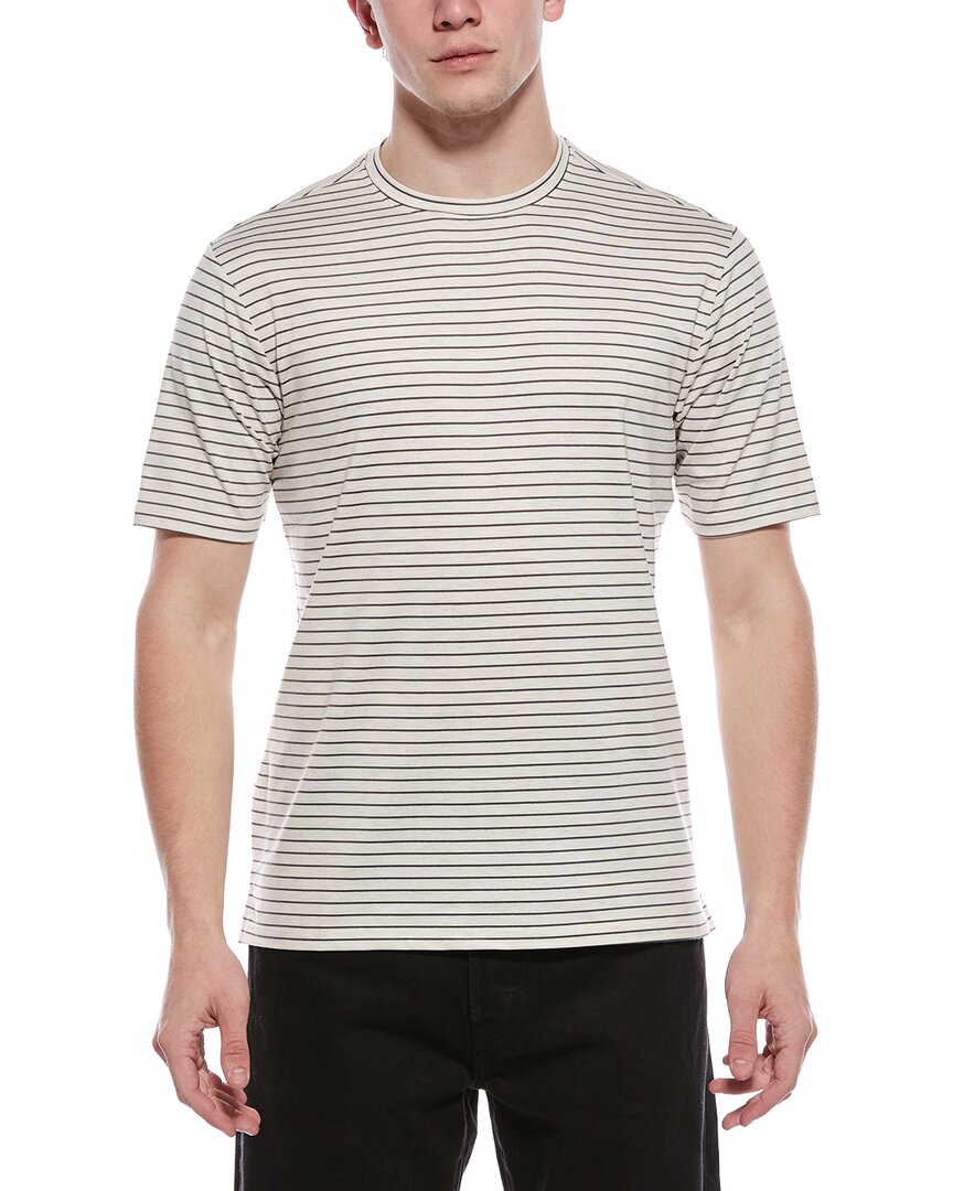 WEATHERPROOF VINTAGE Stretch Dobby Striped Crewneck T-Shirt
