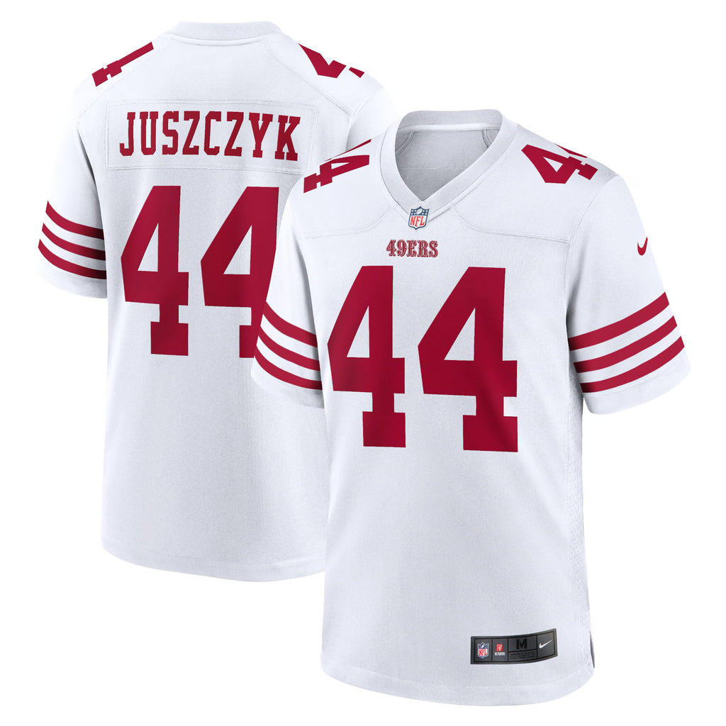 San Francisco 49ers Kyle Juszczyk White Player Game Jersey