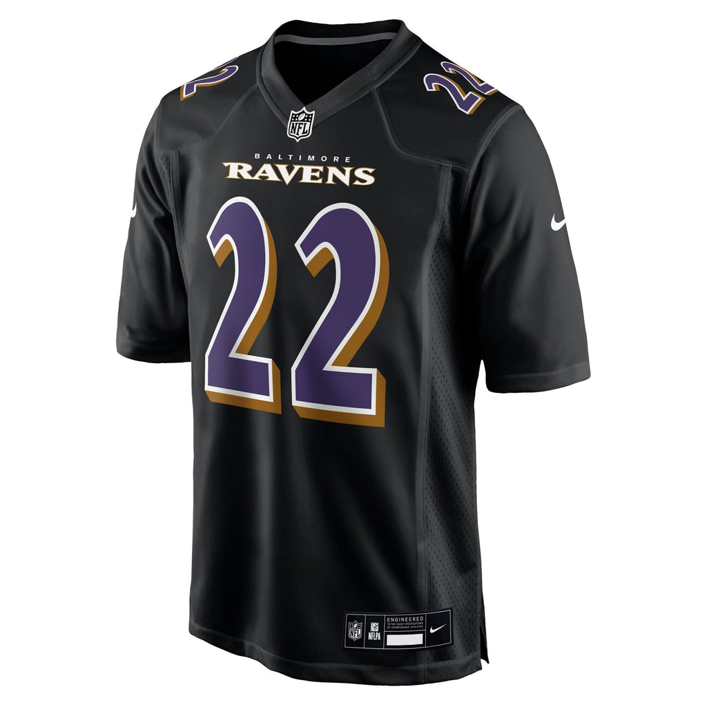 Baltimore Ravens Derrick Henry Carbon Black Fashion Jersey