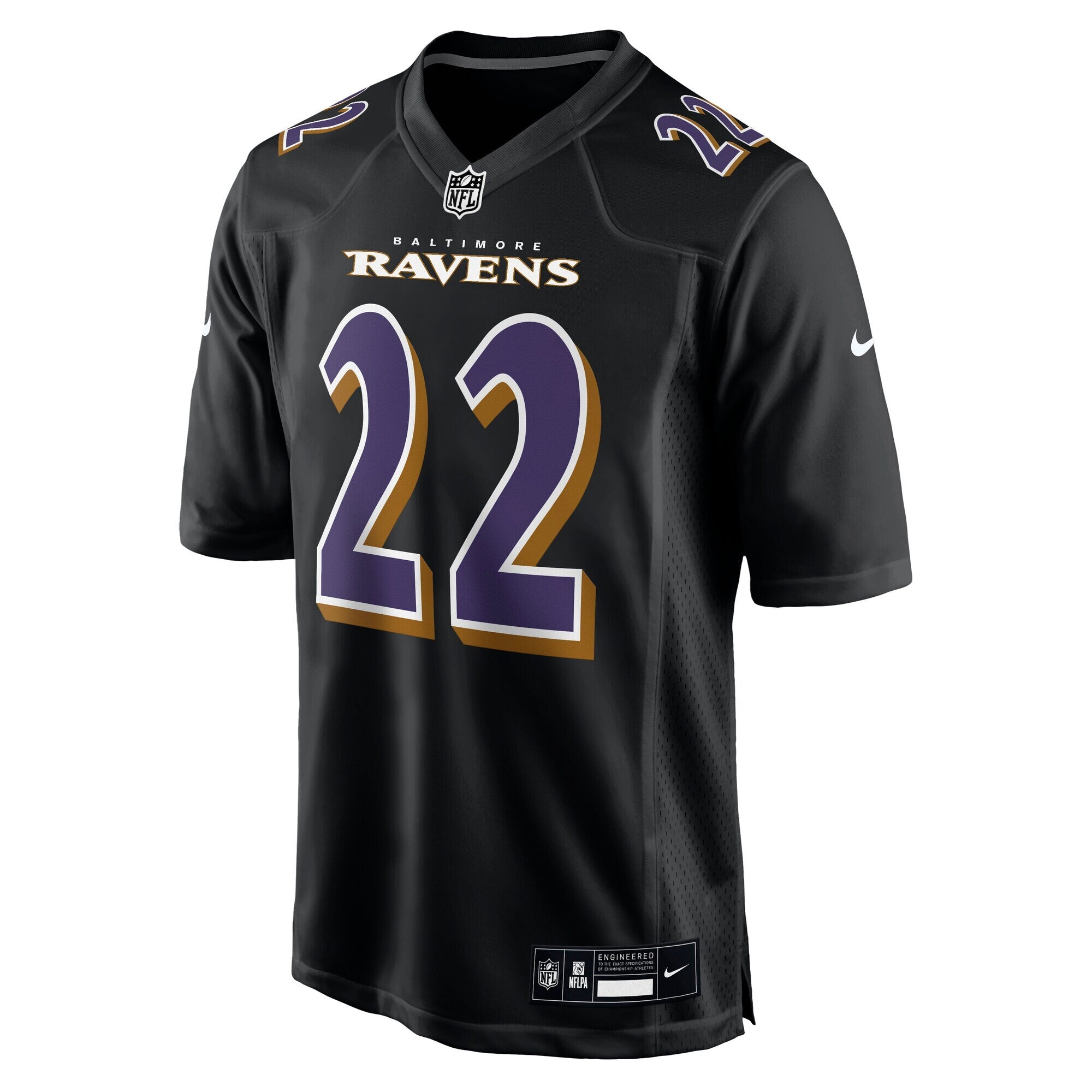 Baltimore Ravens Derrick Henry Carbon Black Fashion Jersey