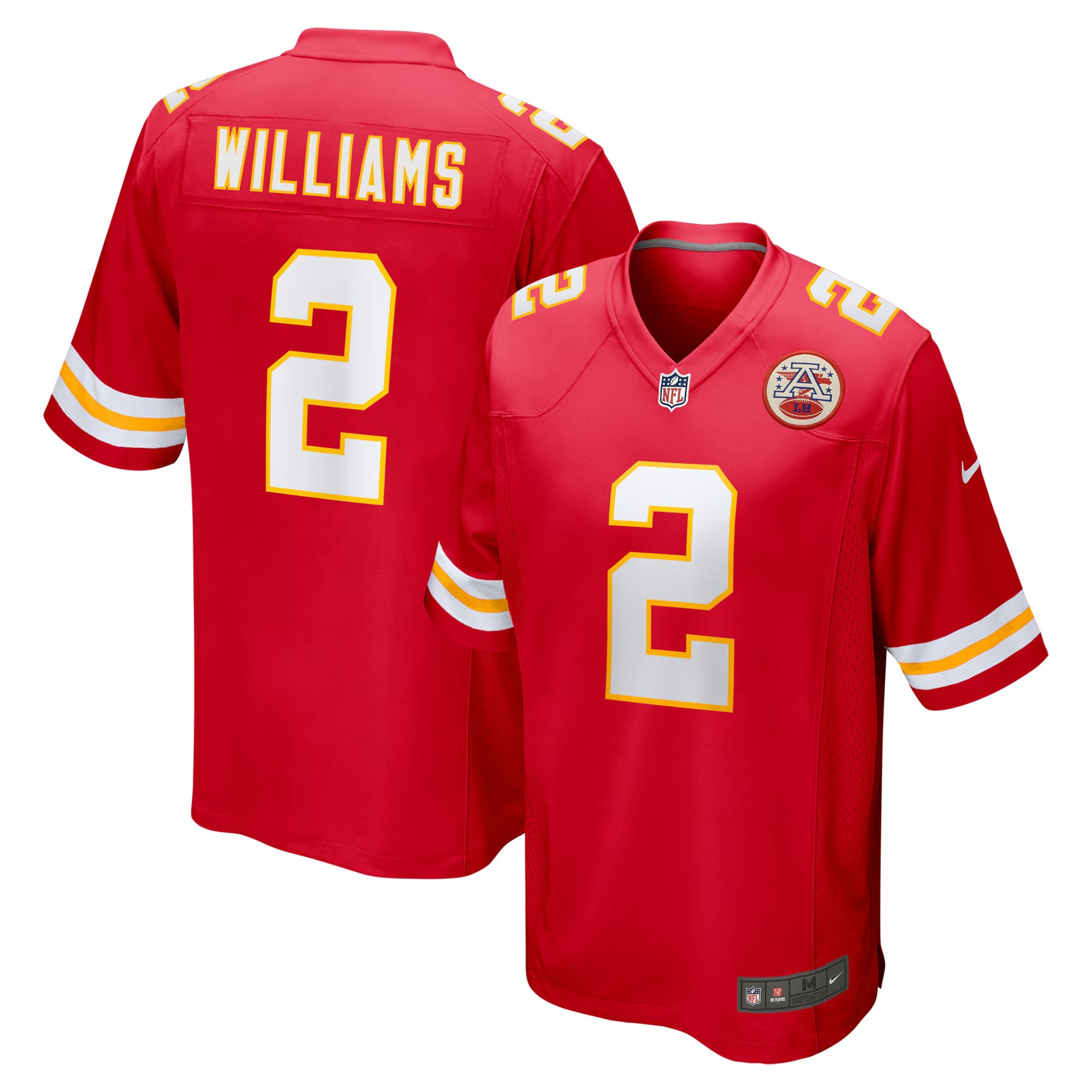 Kansas City Chiefs Joshua Williams Red Game Jersey