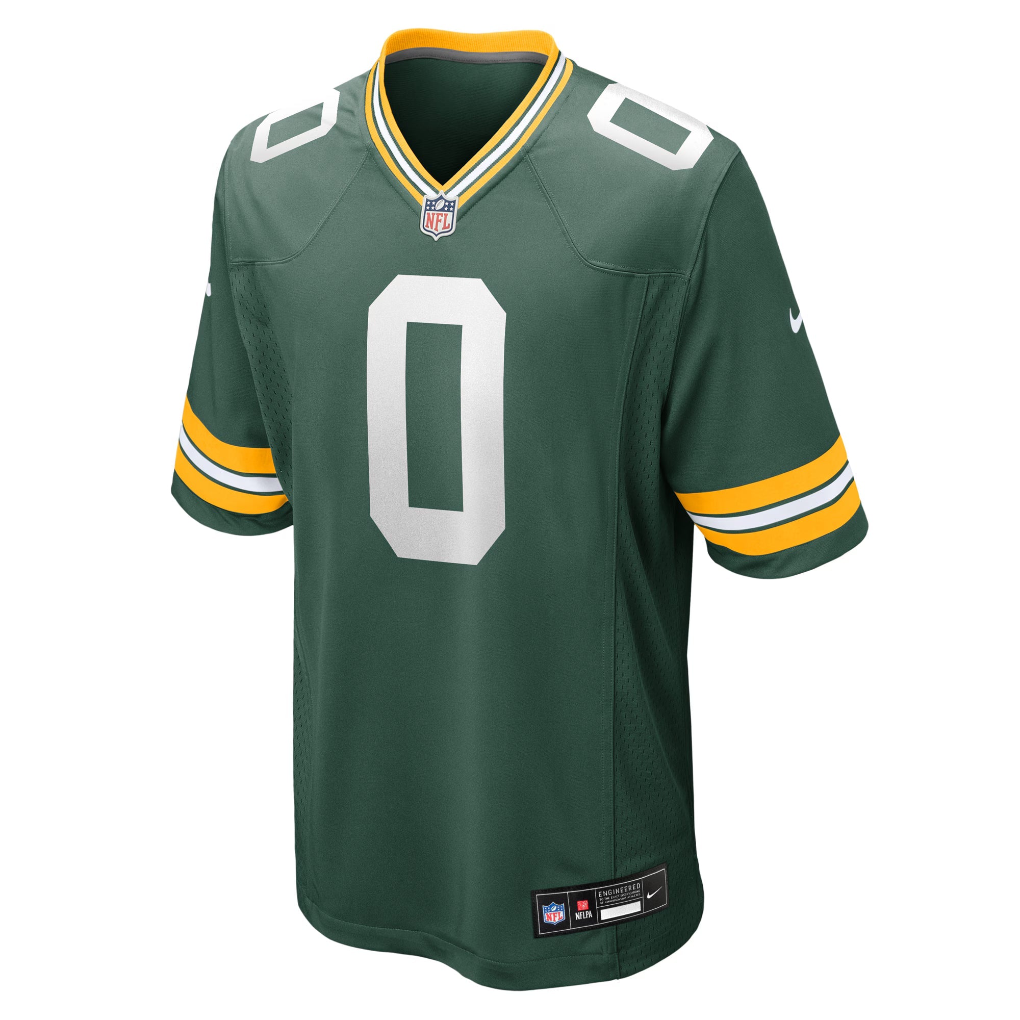 Green Bay Packers Matthew Golden Green 2025 NFL Draft First Round Pick Game Jersey