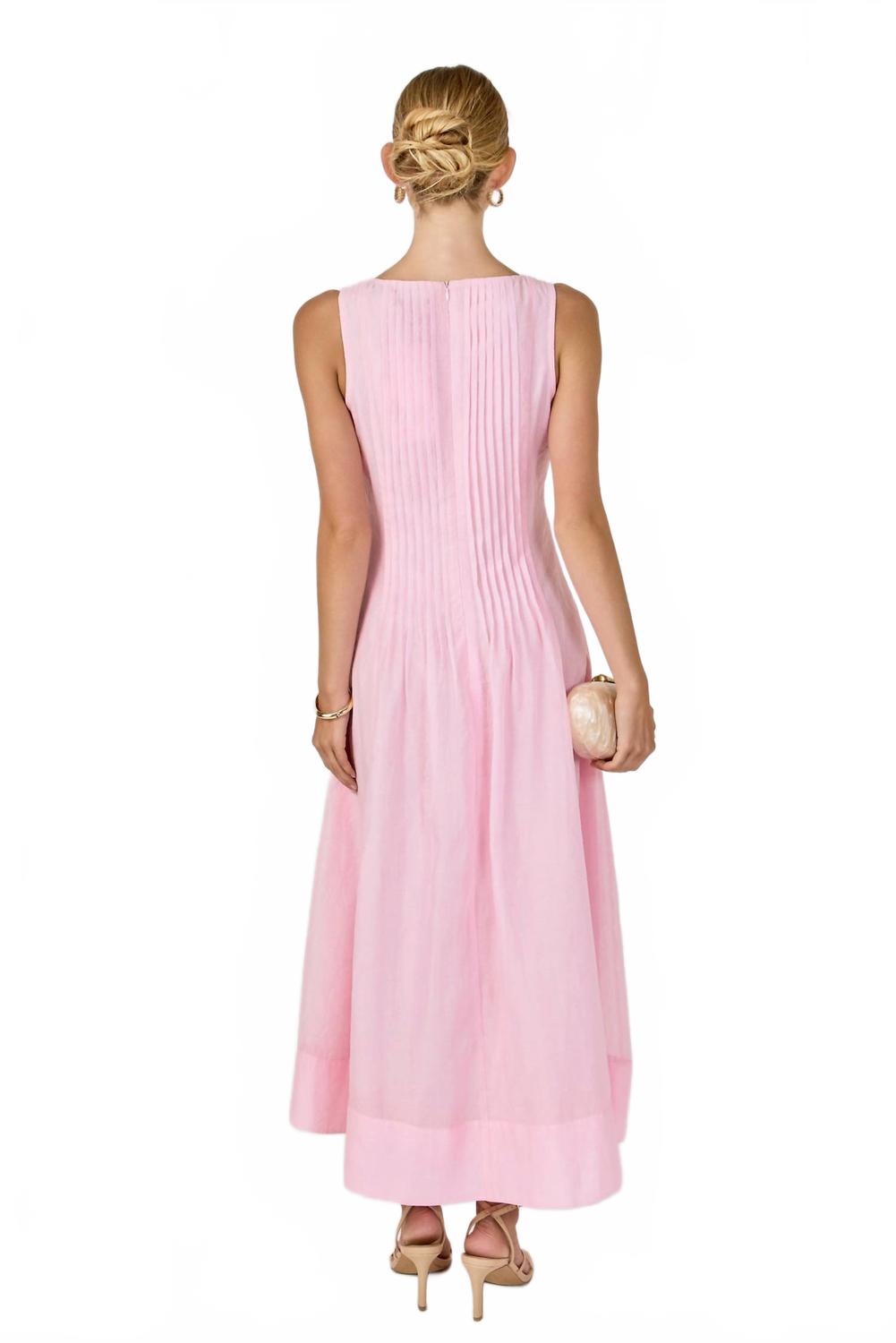 Julia Midi Dress In Pink