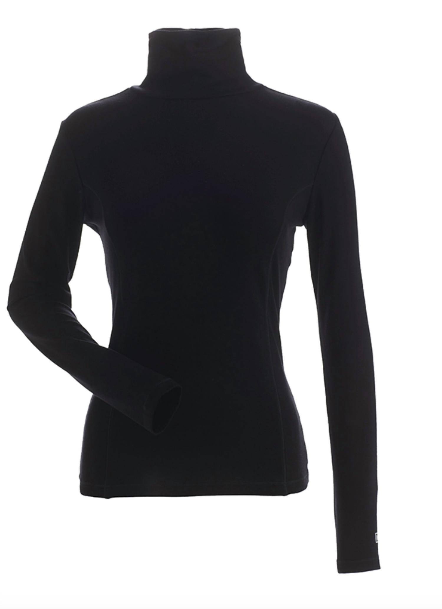 Women's Danni Rib Baselayer Top In Black