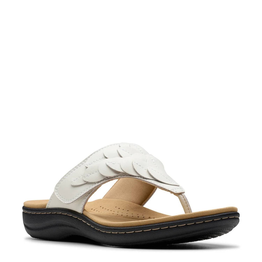 Women's Laurieann Palm Sandal In Off White Leather