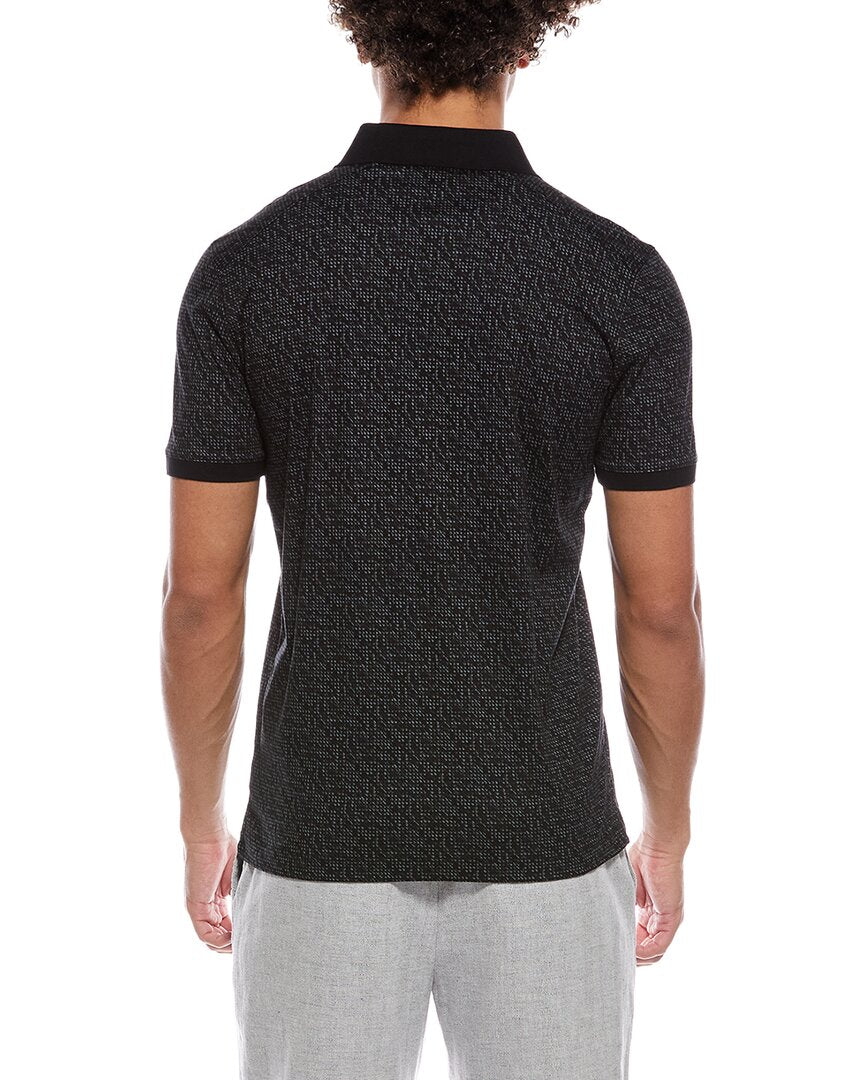 Raffi Brushed Dot Polo Shirt