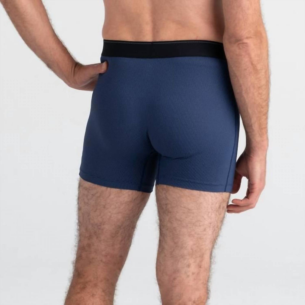 Quest Quick-Dry Mesh Boxer Brief In Midnight Blue