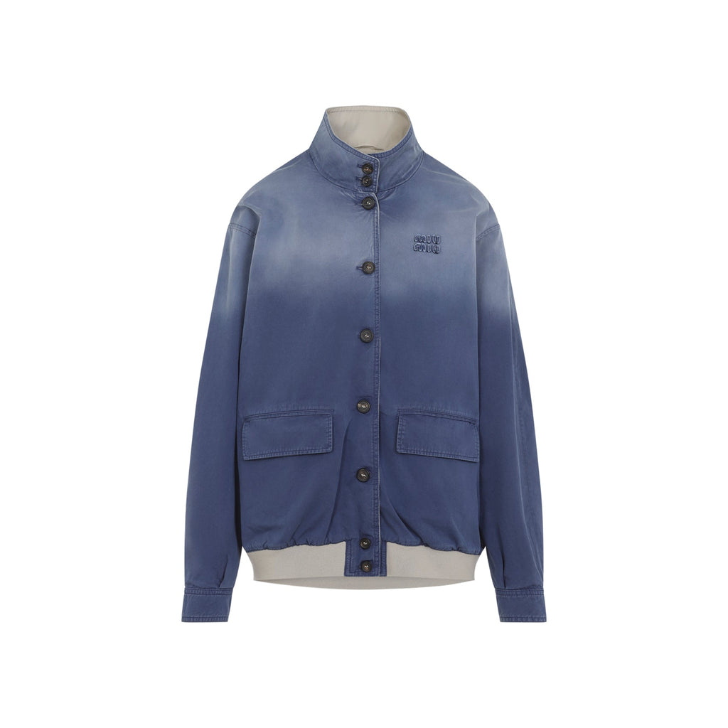 Miu Miu Old  Washed Twill Blouson Women