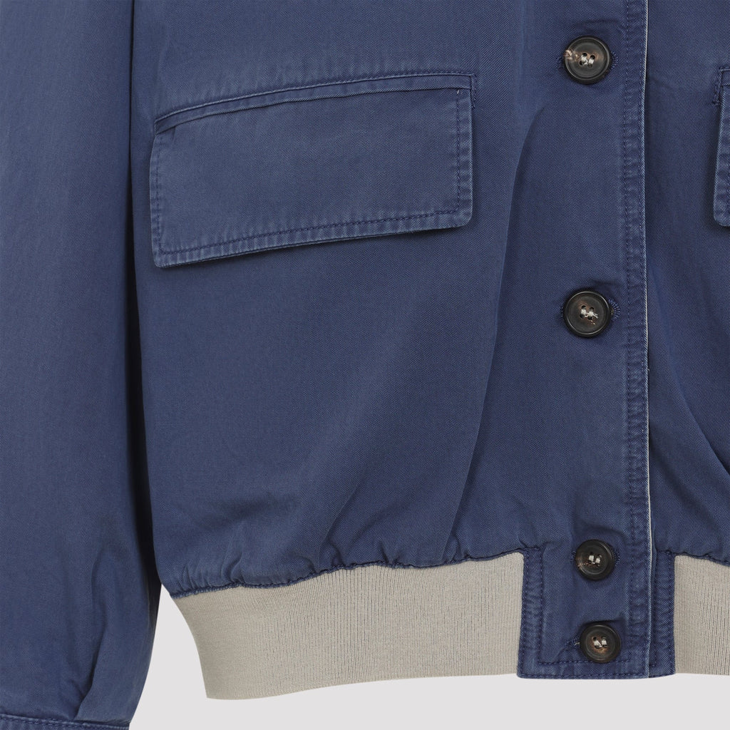 Miu Miu Old  Washed Twill Blouson Women