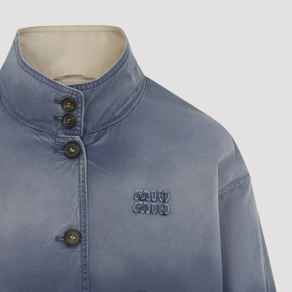 Miu Miu Old  Washed Twill Blouson Women