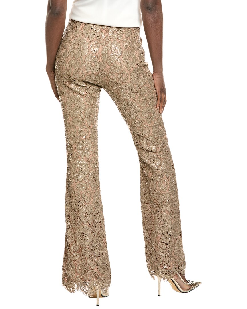 Michael Kors Collection Silk-Lined Lace Bootleg Pant