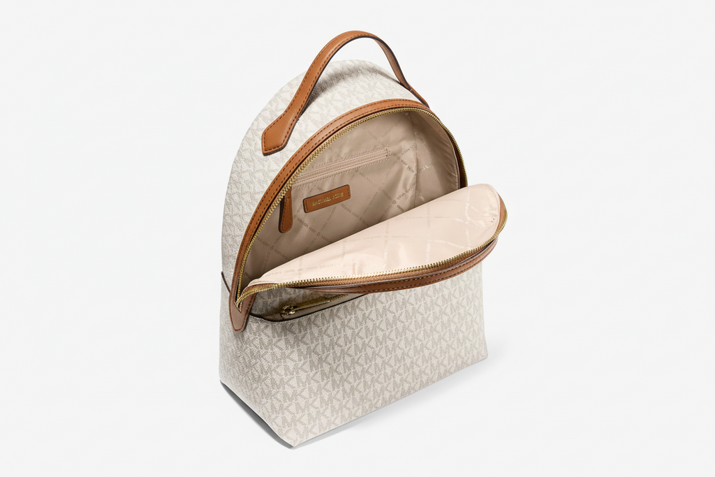 NWT Michael Kors Sheila Medium Logo Backpack