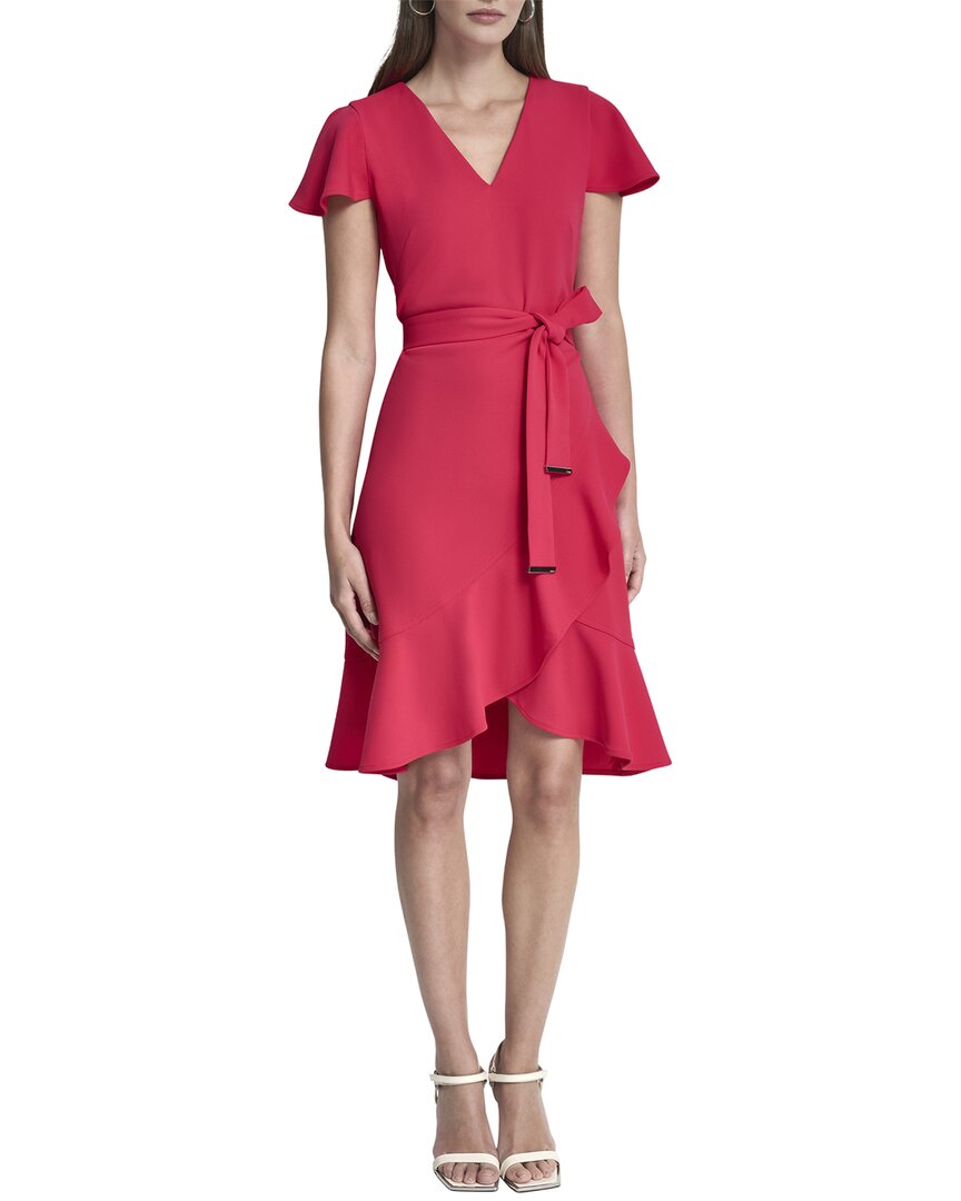 DKNY Faux Wrap Dress