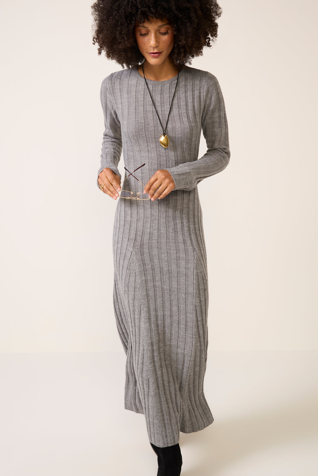 Women's Babysoft Fit n Flare Midi Dress