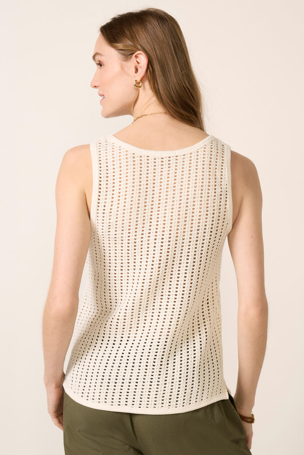 Women's Ainsley Crochet Mesh Tank Top
