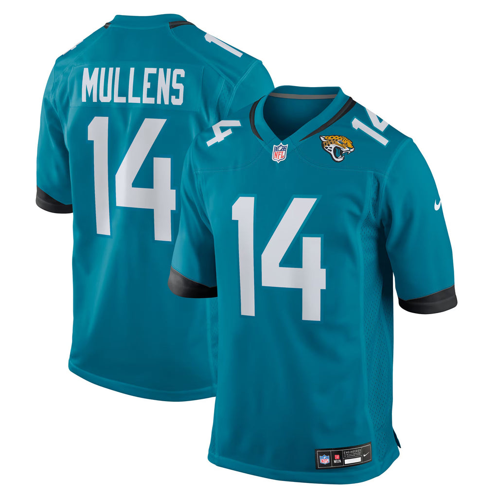 Jacksonville Jaguars Nick Mullens Teal Team Game Jersey