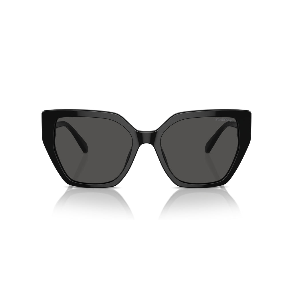 0Sk6016 Oversized Square Frame Sunglasses with Crystal Accents