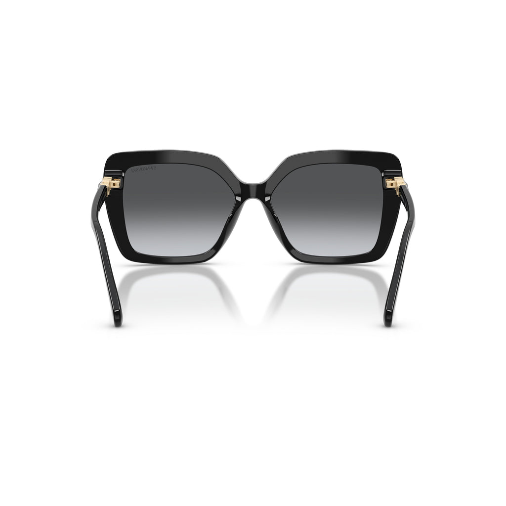 0Sk6049 Oversized Square Sunglasses with Gold Accents
