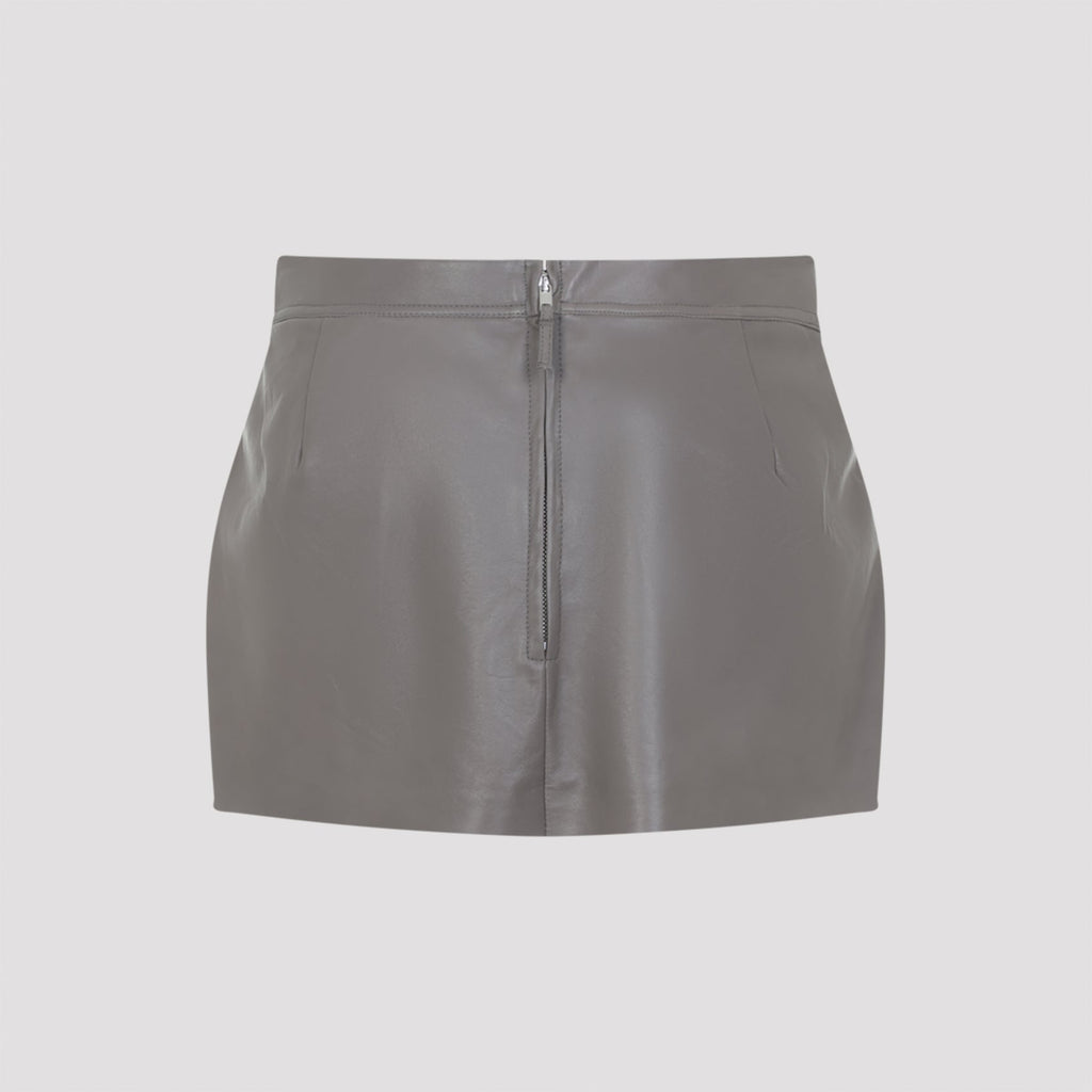 Rick Owens Fog Cutoff Mini Skirt Women