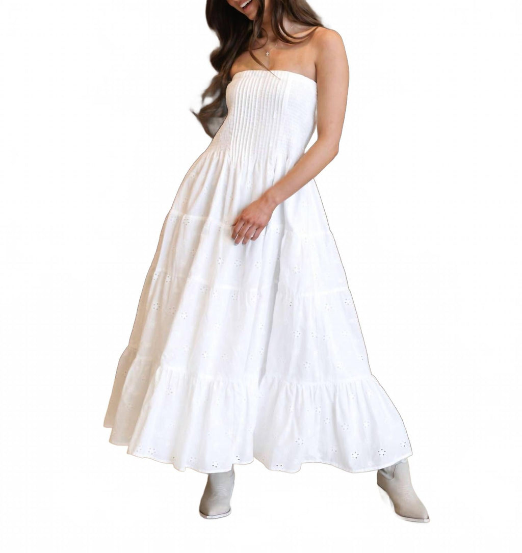 Hadley Dress In White