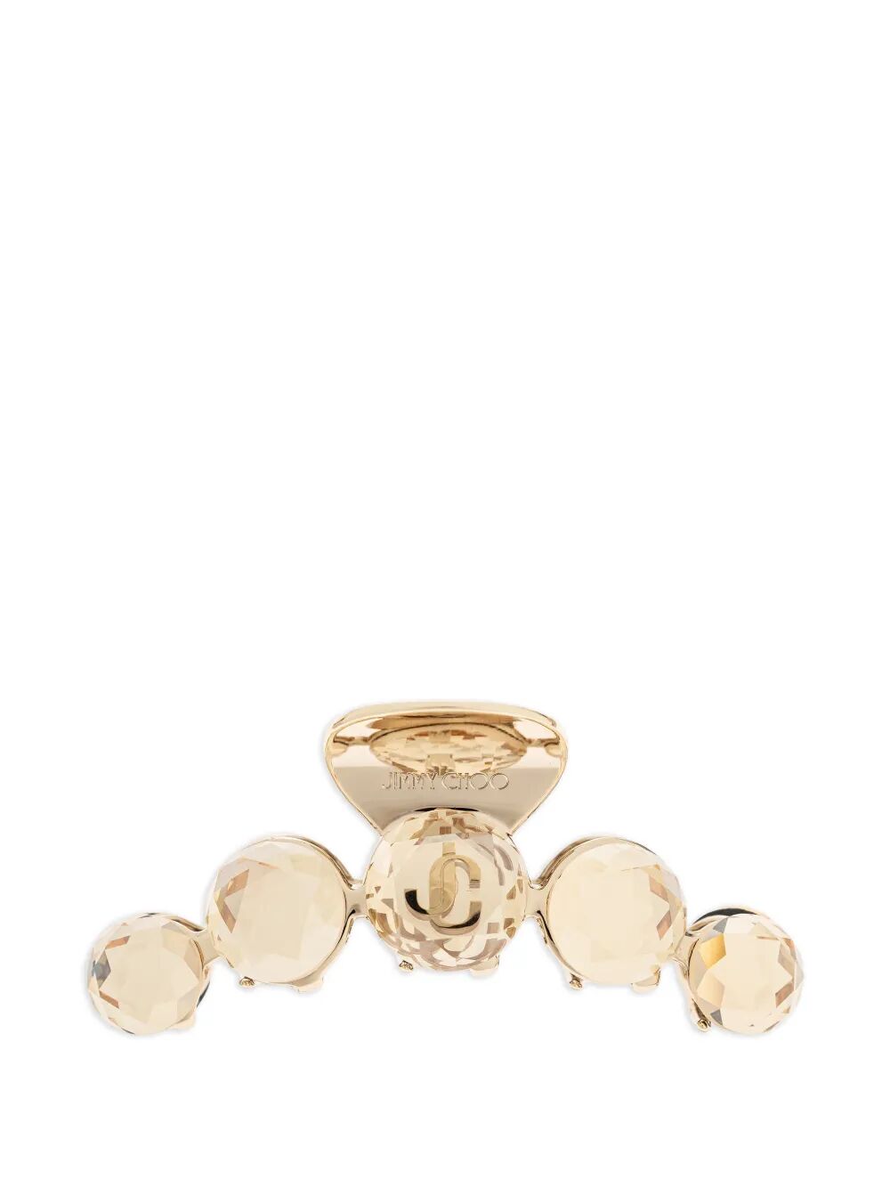 Jimmy Choo Women Gold-Finish Crystal Claw Hair Clip