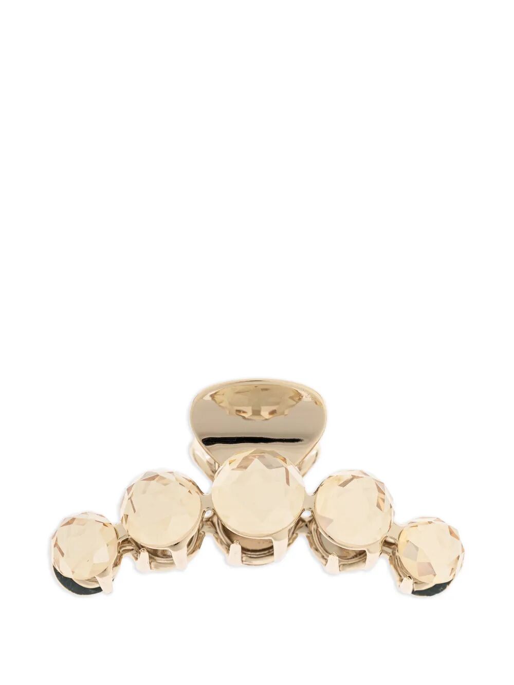 Jimmy Choo Women Gold-Finish Crystal Claw Hair Clip