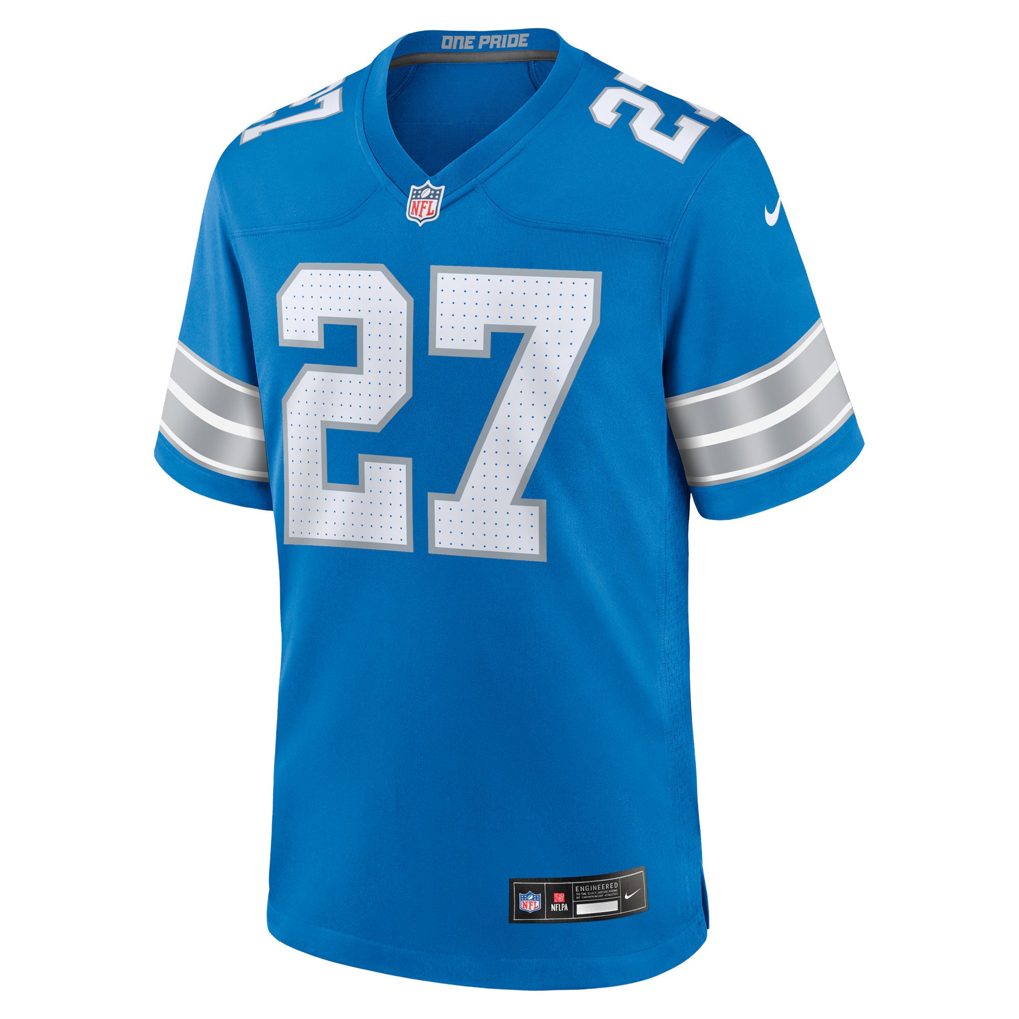 Detroit Lions Arthur Maulet Blue Team Game Jersey
