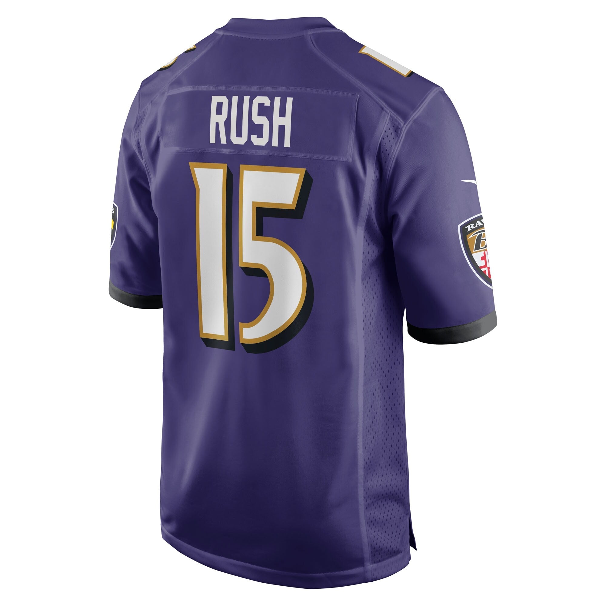 Baltimore Ravens Cooper Rush Purple Team Game Jersey