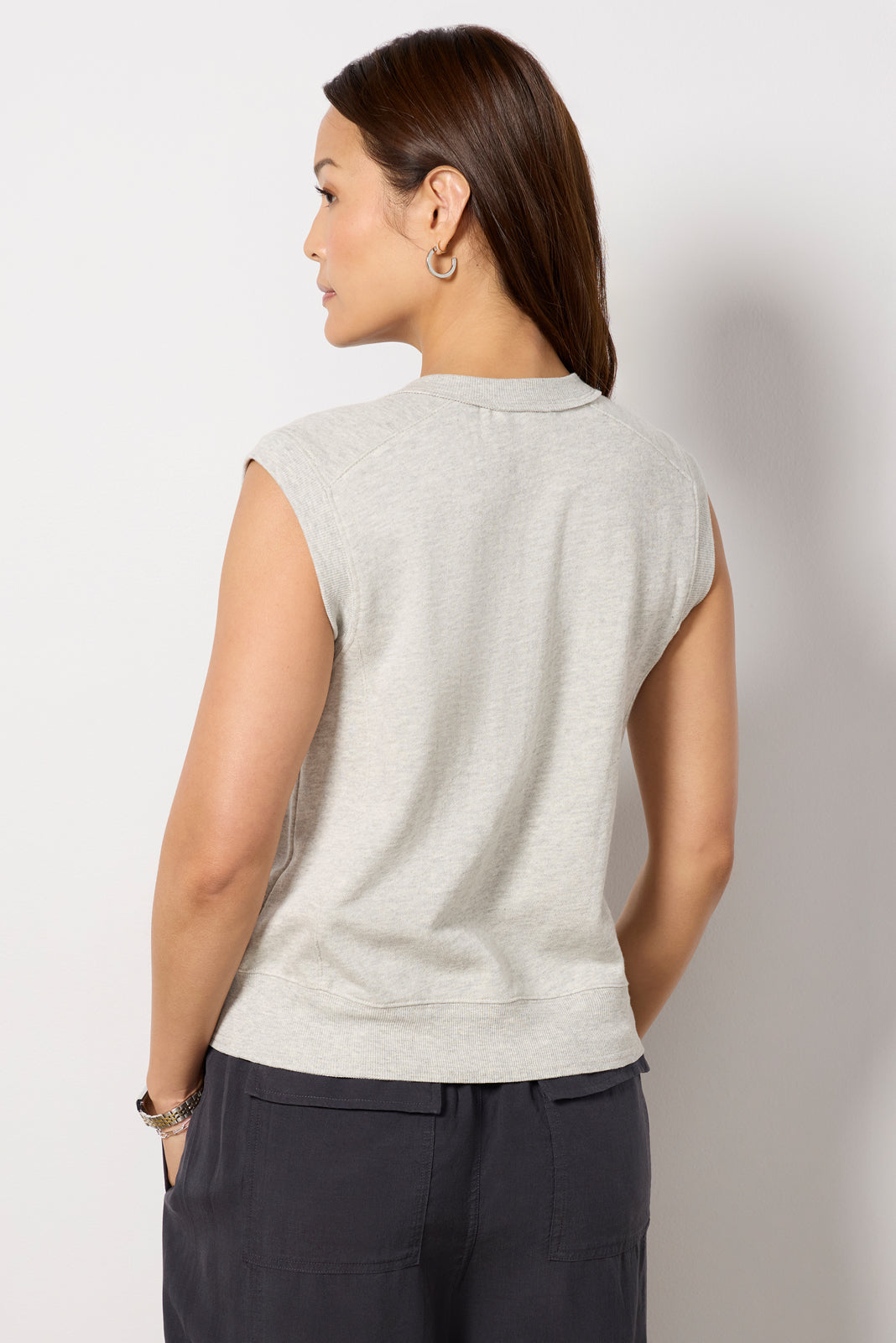 Women's Sleeveless Sweatshirt Vest