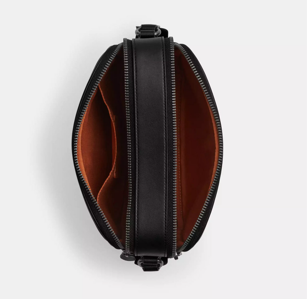 NWT Coach Men’s Graham Crossbody Bag In Signature Canvas & Leather
