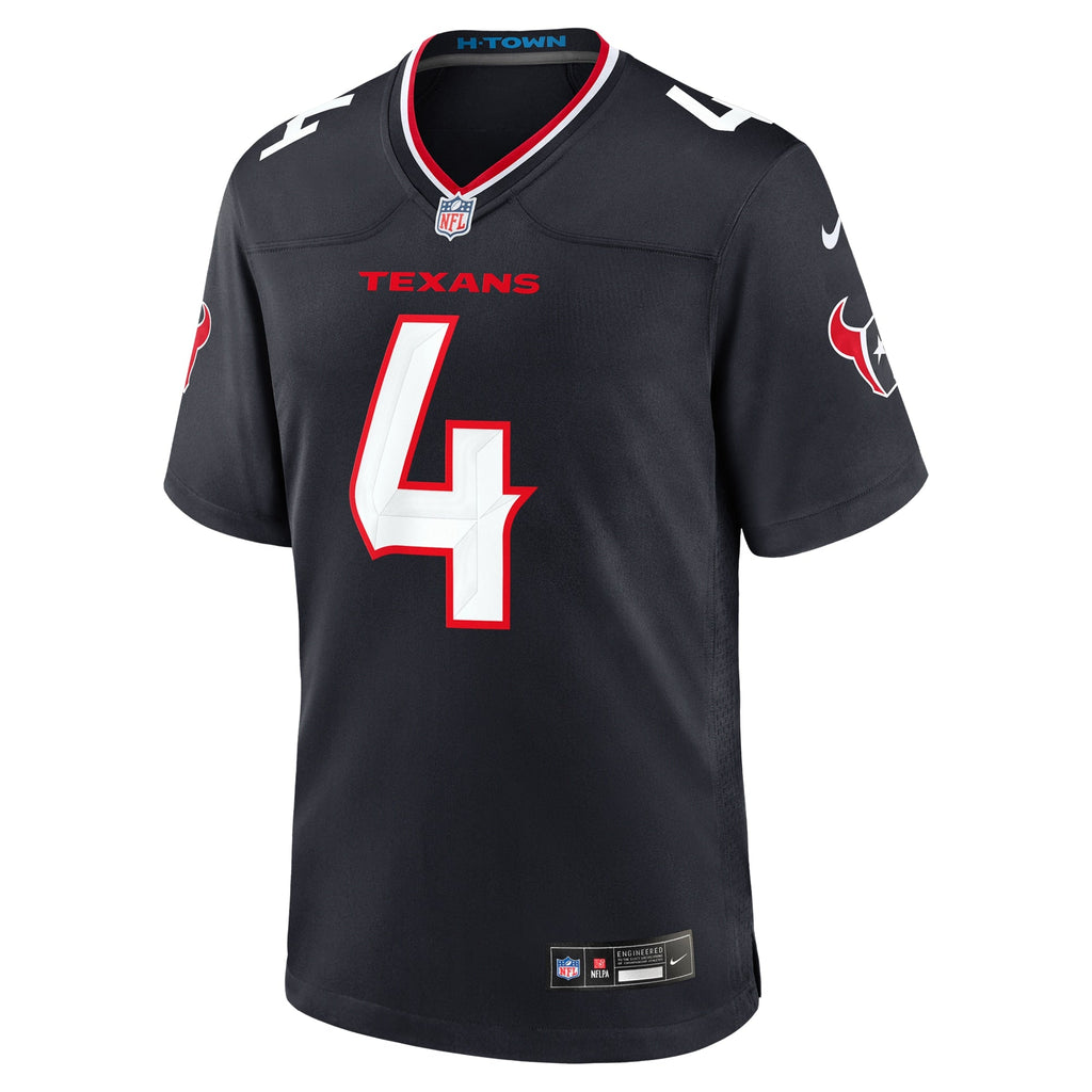 Houston Texans Kamari Lassiter Navy Team Game Jersey