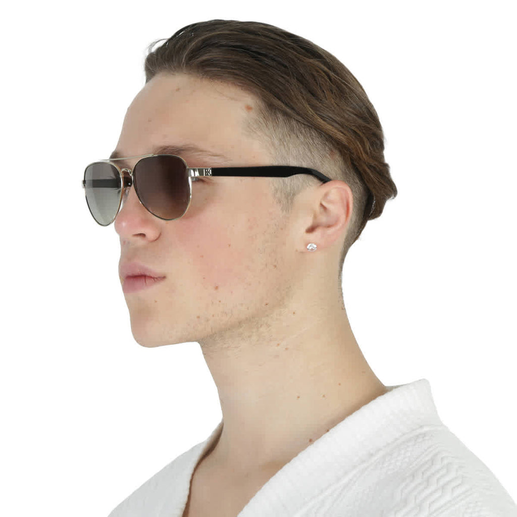 Tory Burch Grey Pilot Ladies Sunglasses TY6070 327111 57