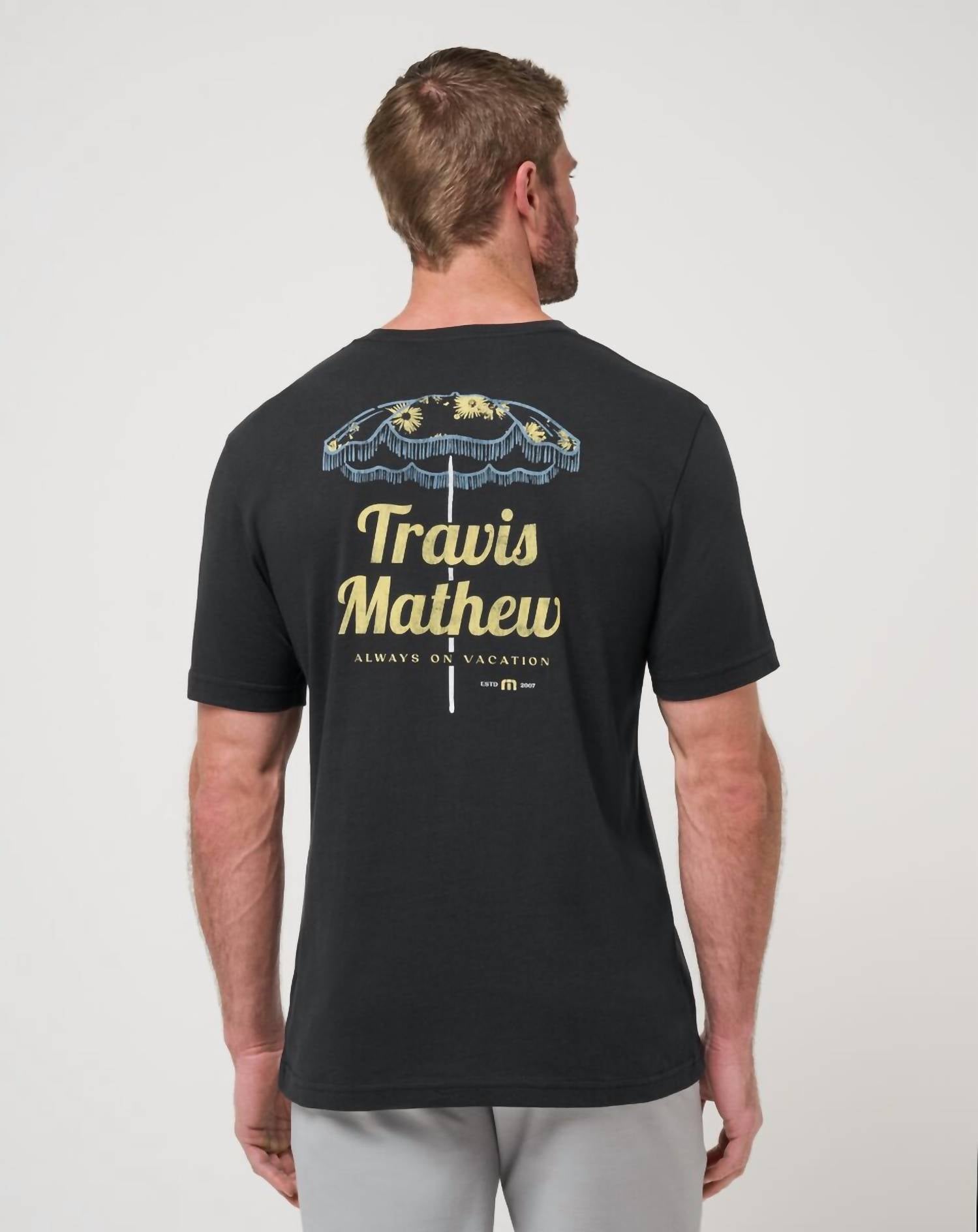 Vacation Home Short Sleeve Tee In Black