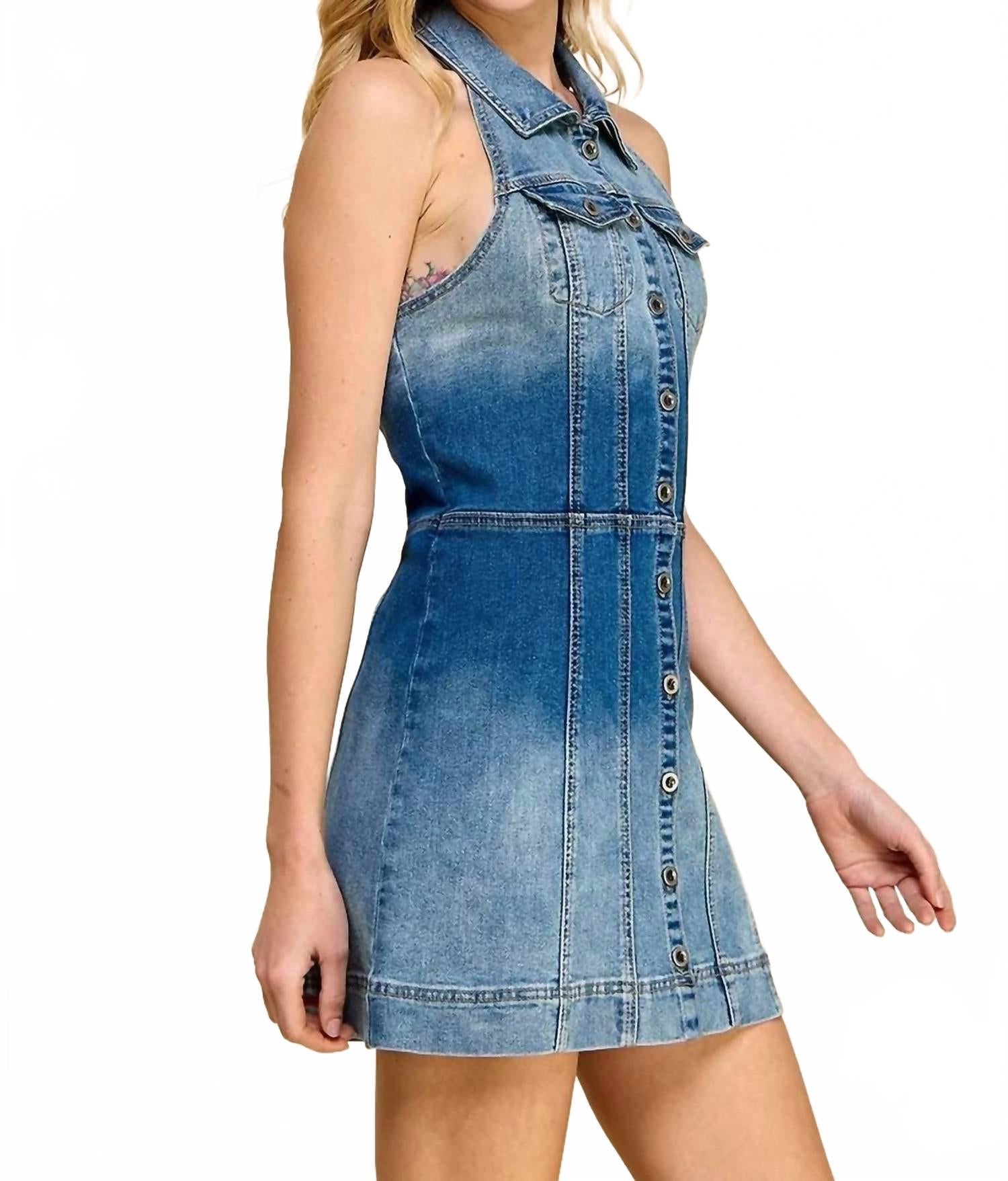 Country Concert Dress In Denim