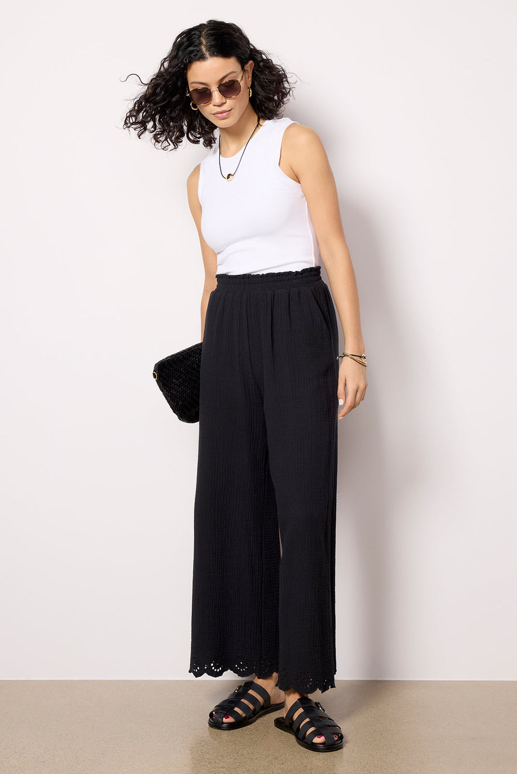 Women's Eden Gauze Eyelet Pants