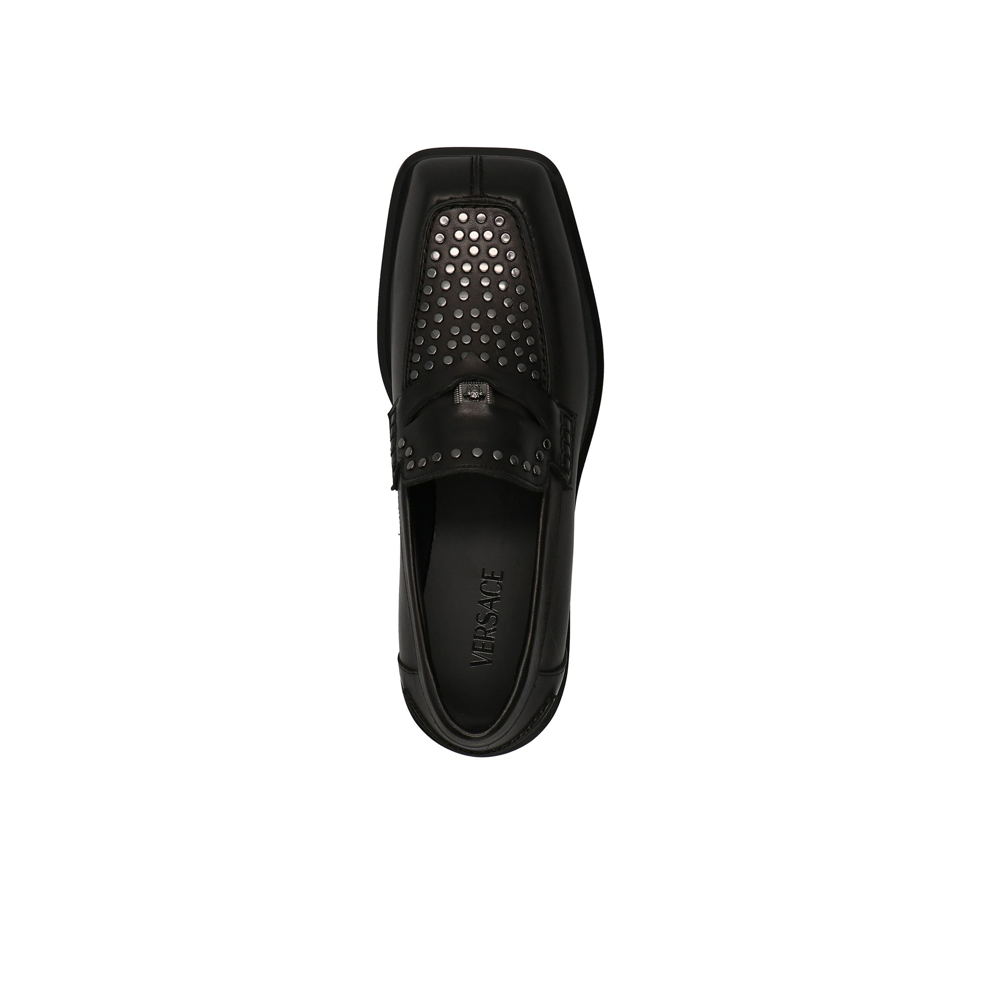 Versace Medusa Leather Loafers Men