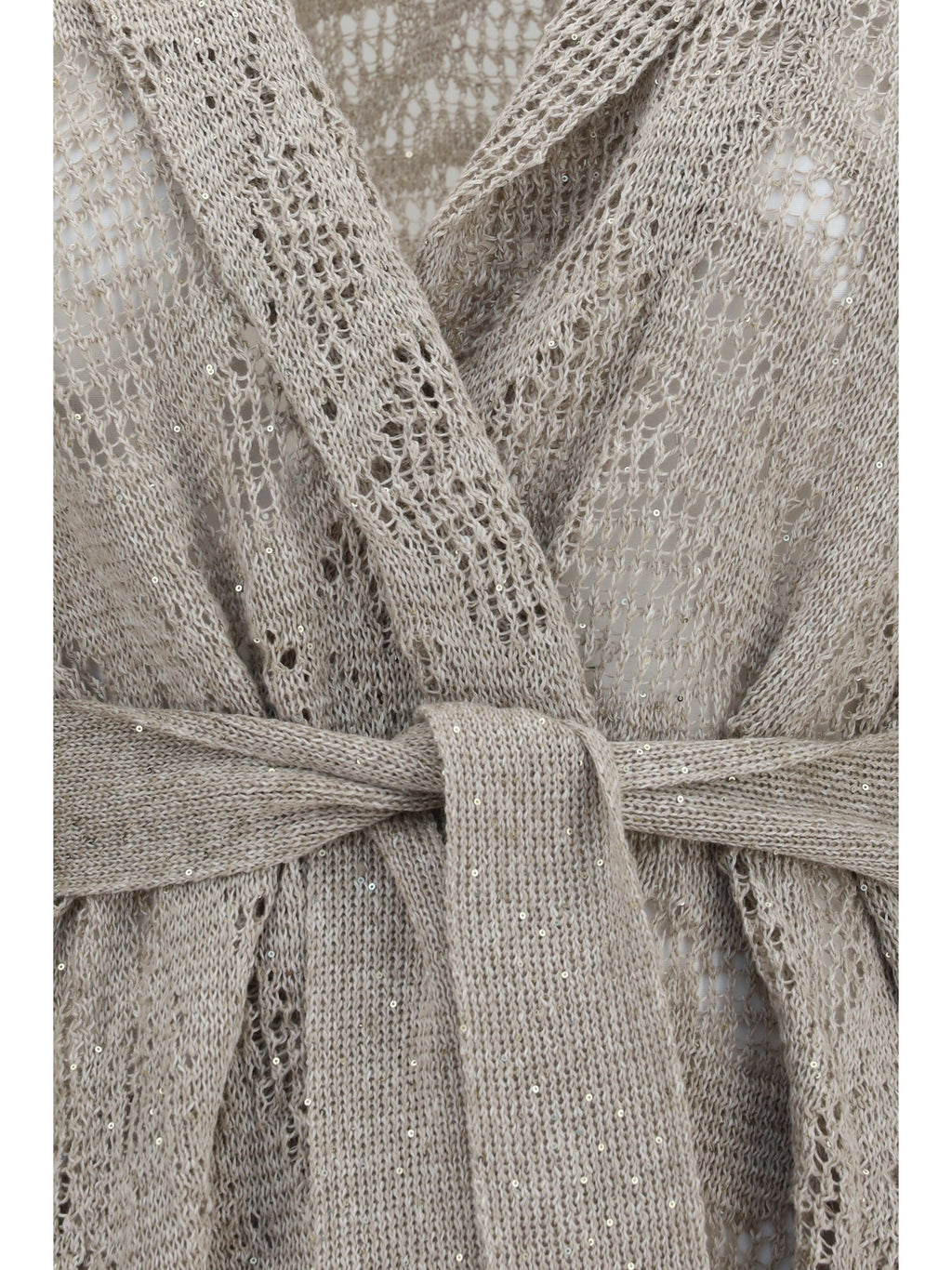 Brunello Cucinelli Women Cotton And Linen Cardigan