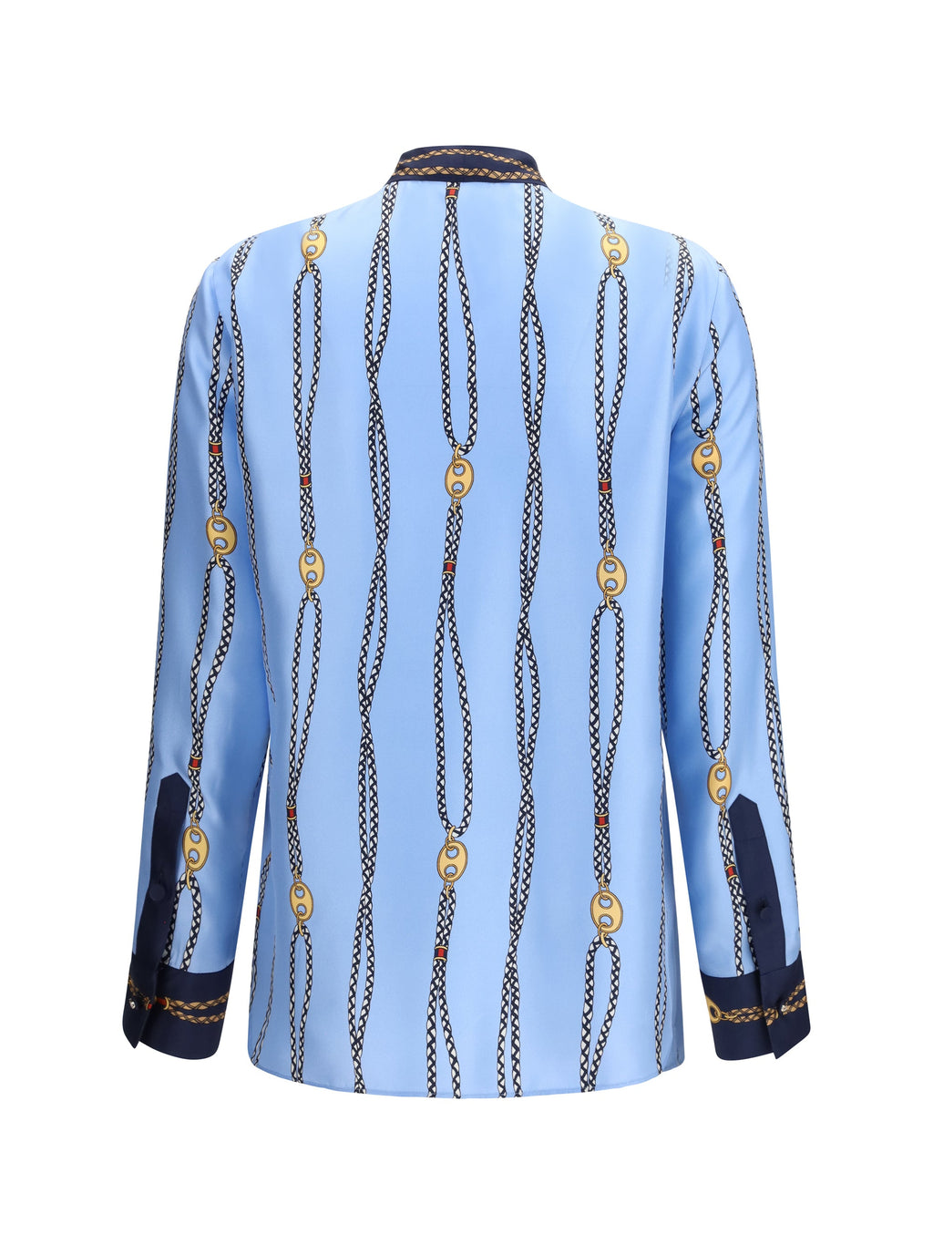 Gucci Women Silk Printed Shirt
