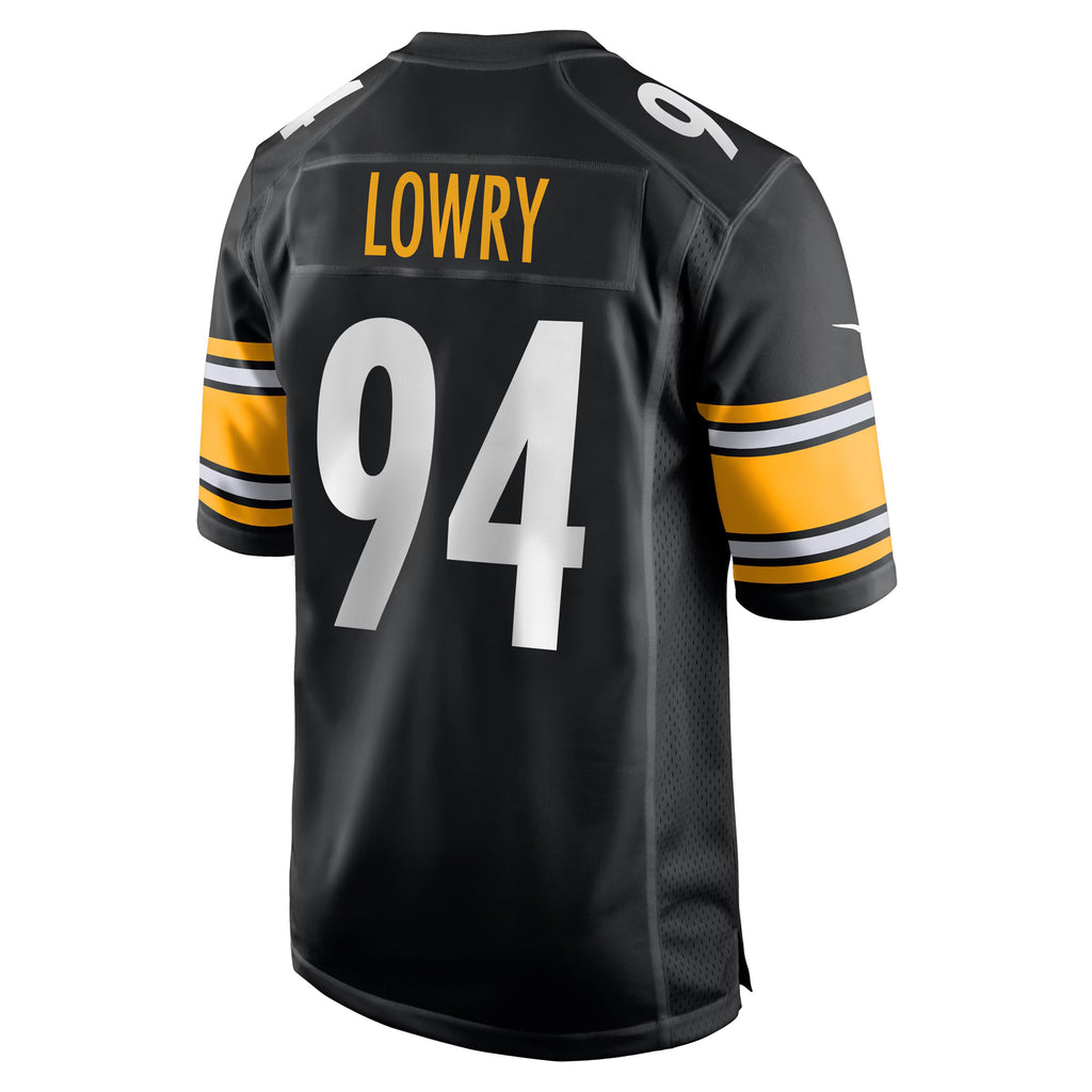 Pittsburgh Steelers Dean Lowry Black Game Jersey